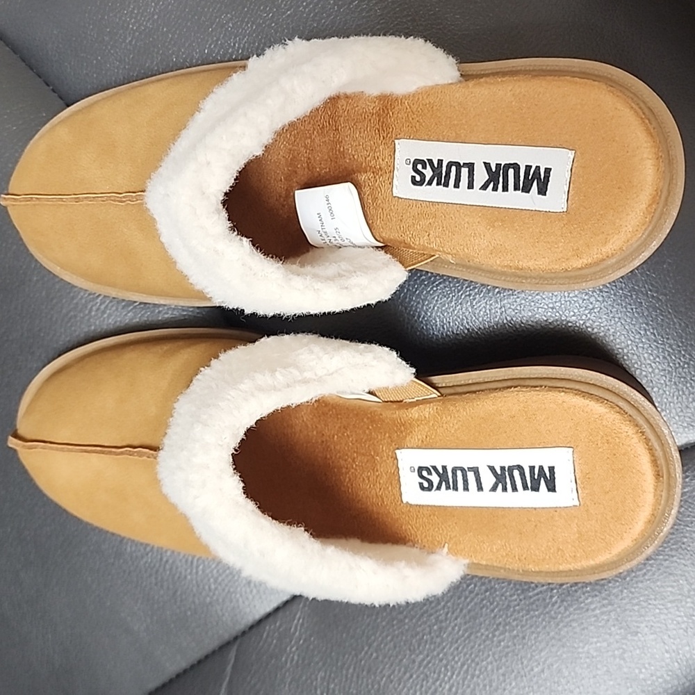 Muk Luks Faux Fur Lined Wedges
